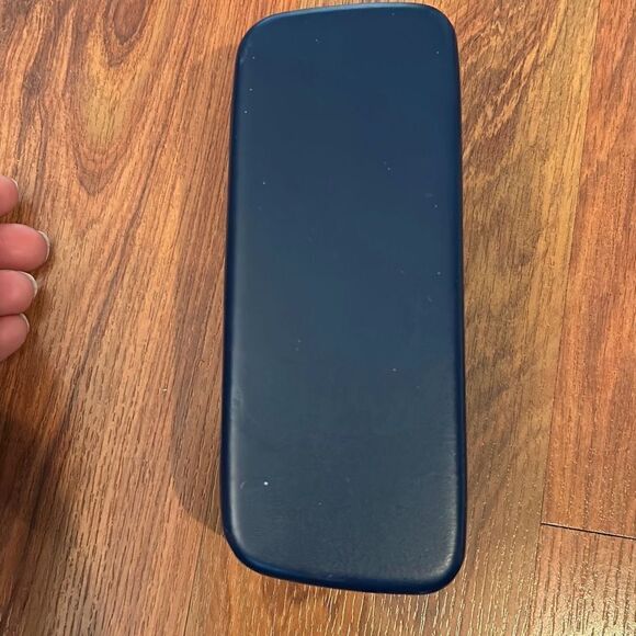 Lacoste navy blue hard eyeglass, sunglass case - Picture 5 of 6